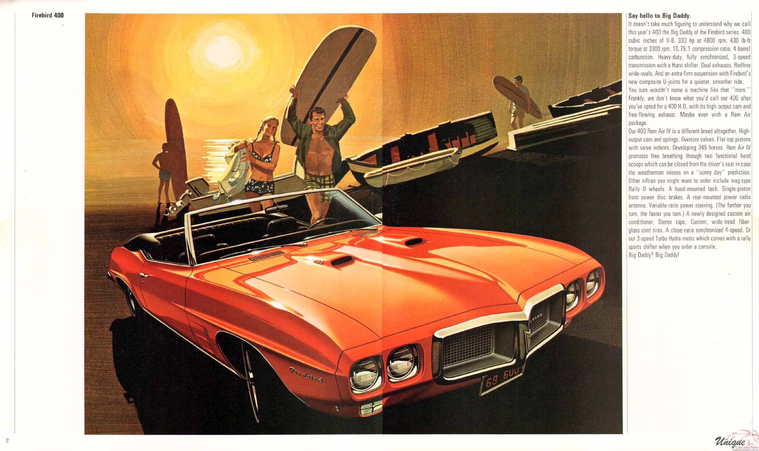 1969 Pontiac Firebird Brochure Page 6